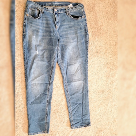 Denim - Old Navy Boyfriend Skinny Jeans, capri's